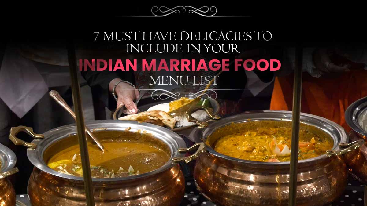 Top 7 summer wedding foods