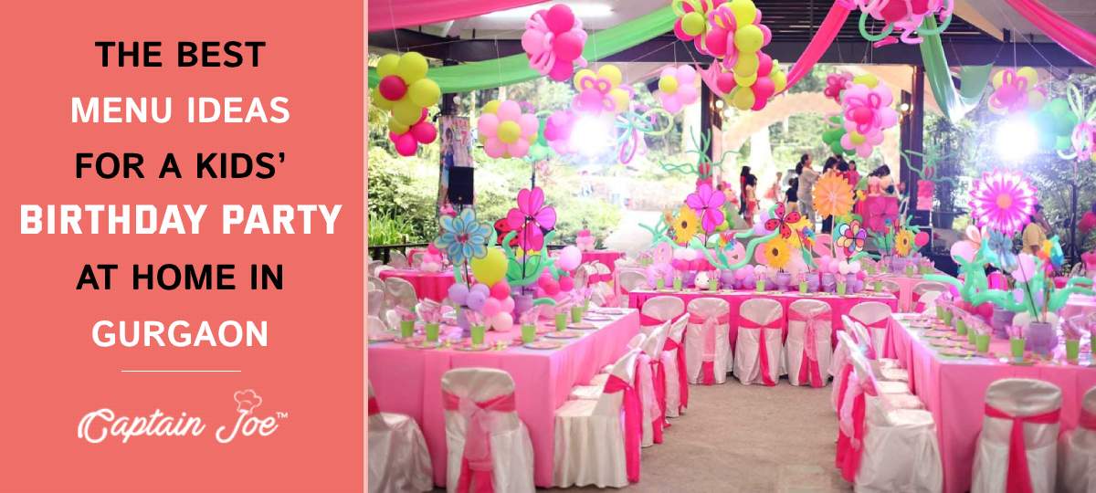 Birthday Party Catering Menu